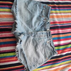 Levi's Light Blue Jean Shorts